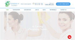 Desktop Screenshot of cleanersinsydney.com.au